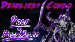 Warframe Volt & BEST Melee weapon = 200 KPM build | This train never stops | W+E=Win