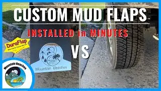 How To Install DuraFlap CUSTOM Mud Flaps on Ford F-350  | RV Living