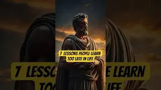 🌿 7 STOIC Lessons People Learn Too Late in Life ⚖️  Ancient Wisdom for Modern Times