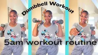 15 min FULL BODY DUMBBELL WORKOUT FOR WEIGHT LOSS.  #workout #lifestyle