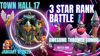 COC Town Hall 17 Ground Attack Strategy - 3 Star Rank Battle