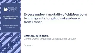 Excess under-5 mortality of children born to immigrants: longitudinal evidence from France