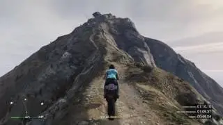 GTA V Online. Contrarreloj. Prueba Subir el Chiliad / Up Chiliad (con Bati 801)