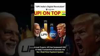 UPI ON TOP 🇮🇳 | India&rsquo;s Digital Power Beats VISA 💳🔥 #memes #youtubeshorts
