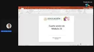 Cuarta sesión de espacio abierto con el asesor Isidro González Vázquez grupo M23C2G53-023