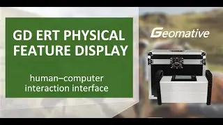 Human-computer interaction interface of GD ERT physical feature display