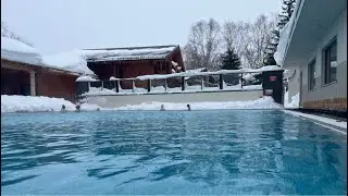 Согрева емся в термальном бассейне ⛄️