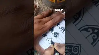 Basic pattern of Mandala Art for beginners #mandala_art #drawing #shorts #viral #mandala #artist