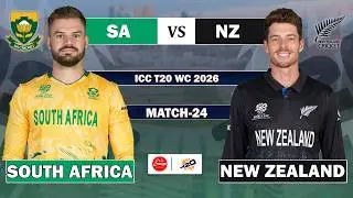 🔴LIVE: South Africa vs NewZealand, 24th T20 | Live Cricket match Today &bull; SA vs NZ Match Commentary