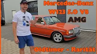 Mercedes-Benz W123 5.0 V8 AMG, a rare 1979 model with an M117 engine and automatic transmission, ...