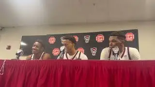 Musa Sagnia, Quadir Copeland and Ven-Allen Lubin Break Down NC State’s Win Over Wake Forest