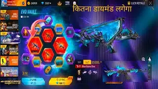 New Evo Vault Event Free Fire Max Blue Flame Draco Ak Return Spin Govind Gamer