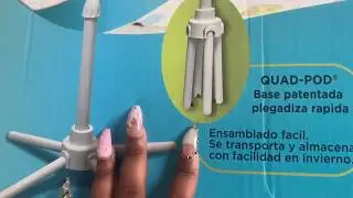 Comfort Zone 16 in Oscillating Stand Fan|Unboxing + Assemblying