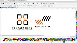 CorelDraw Simple Logo Design Tutorial For Beginner // Jay Babari Graphics 