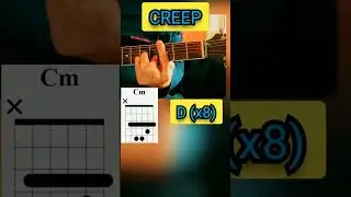 Creep Radiohead - Guitar Lesson - Guitar Tutorial #guitar #creepradiohead #chords #tab #lesson