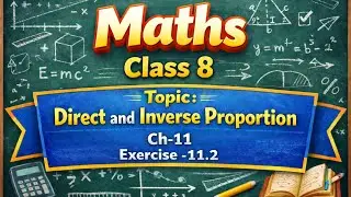 Class-8 maths, direct and indirect proportion, Ch-11,Ex-11.1 #class8maths #cbseclass8 #ncertclass8 