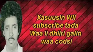 Muuse Qalinle Heestii Ubaxoo Dilaacay Lyrics