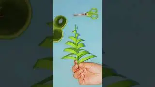 Craft ideas with paper easy and simple #art #anzaartworld #craft #youtubeshorts