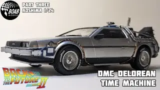 Building the DeLorean Time Machine - Part 2 - Back to the Future II - Aoshima 1/24 - Hover mode!