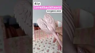 #diy LoveShackFancy Hair Brush organizer 🎀 #hairaccessories