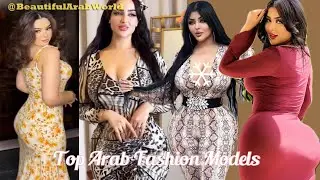 Top Arab Fashion Models 🔥 and  New Evening Dress Collection