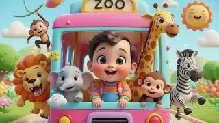 Zoo Animals Adventure Song for Kids | Fun Animal Nursery Rhymes & Toddler Sing-Along 🦁🐵🐧🎶