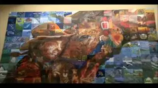 Lewis Lavoie's horse Mural Mosaic 