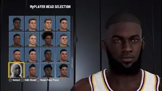 NBA2K22 Drippy Face Scan Creation