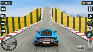 Crazy Car Driving Car Games - GT Car Mega Ramp Crazy Stunt Gameplay - Android Gameplay