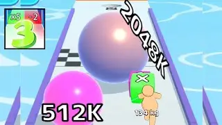 2048 | Ball Run INFINITY vs Number Rush: Merge and Run vs Eat Numbers 3D #cutiepie22yt