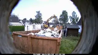 HausAbriss in 16 sec Timelapse Brinno TLC200