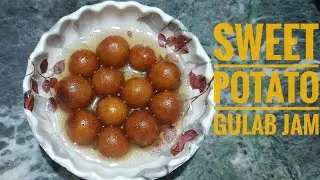 Sweet potato gulab jam ||fasting recipe || keerthi kitchen and fashion