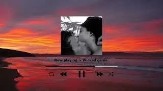 Wicked game X sunset beach waves.