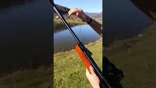Shot the target 🎯 in the beautiful and pristine lake 🌲🌅