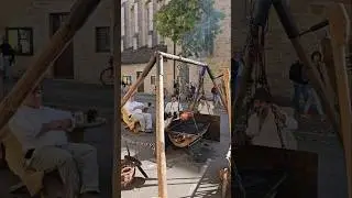 Обед в Средневековье - праздник Имперского города. Роттенбург-на-Таубере #germany #shotrs