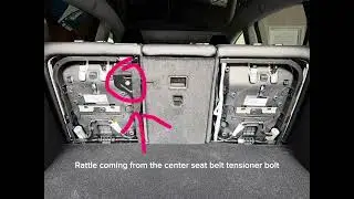 2026 Tesla Model Y rear seat rattle fix