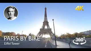 Paris tourist attractions 2020, see Eiffel Tower, Port Hakim, Seine, 4K, 360&deg;