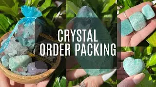 HUGE CRYSTAL ORDER PACKING🌿💗✨