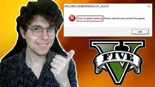 How To Fix GTA 5 Out Of Game Memory