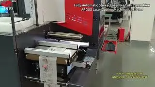 Fully Automatic Sticker Laser Die Cutting Machine | ARGUS LASER
