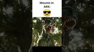 Mounts in Other games Vs ARK #meme #funny #rdr2 #edit #rex #arkascended #edit #ark #funny