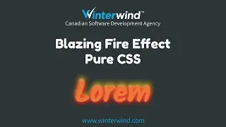 Blazing Fire Effect with CSS