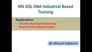 14. Real time Transactional replication Industries Base  Setup and Solution    #ibharatsoftware