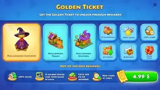 🎫 Township: Haunted Halloween | New Golden Ticket Unlocked Tutorial 🎫