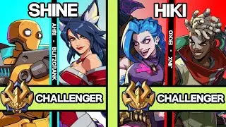 2XKO ▰ RANK 1 EU SHINE (Ahri-Blitzcrank) vs HIKI (Jinx-Ekko) ▰ 2XKO Pro Replays