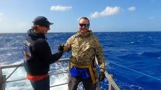 Saumarez Reef on board Big Cat Reality Fishing Charters
