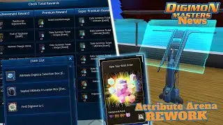 DMO News : Attribute Arena REWORK! - ALL U-Rank Digital Draw & season pass - Digimon Masters Online