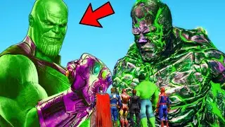 GTA 5 : GREEN THANOS ATTACK ON TITAN GREEN GOD | GIANT GREEN GOD | NOW GAMING