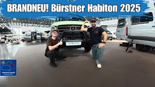 B&uuml;rstner Habiton 2025 🚐💥 &ndash; BRANDNEU auf Mercedes Sprinter 4x4! auf dem Caravan Salon D&uuml;sseldorf 25!