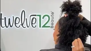 I Never Saw 4C Hair Press Out So Well!! Twelve12beaute Plantbased Products Really Works!